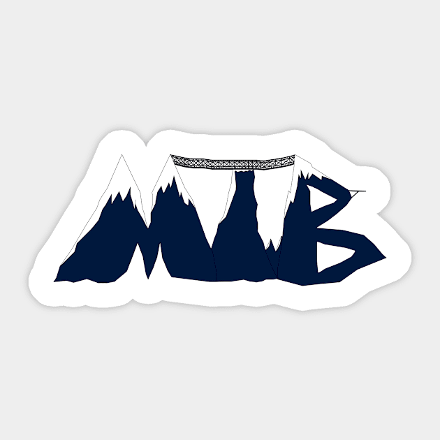 MTB Sticker by Bongonation